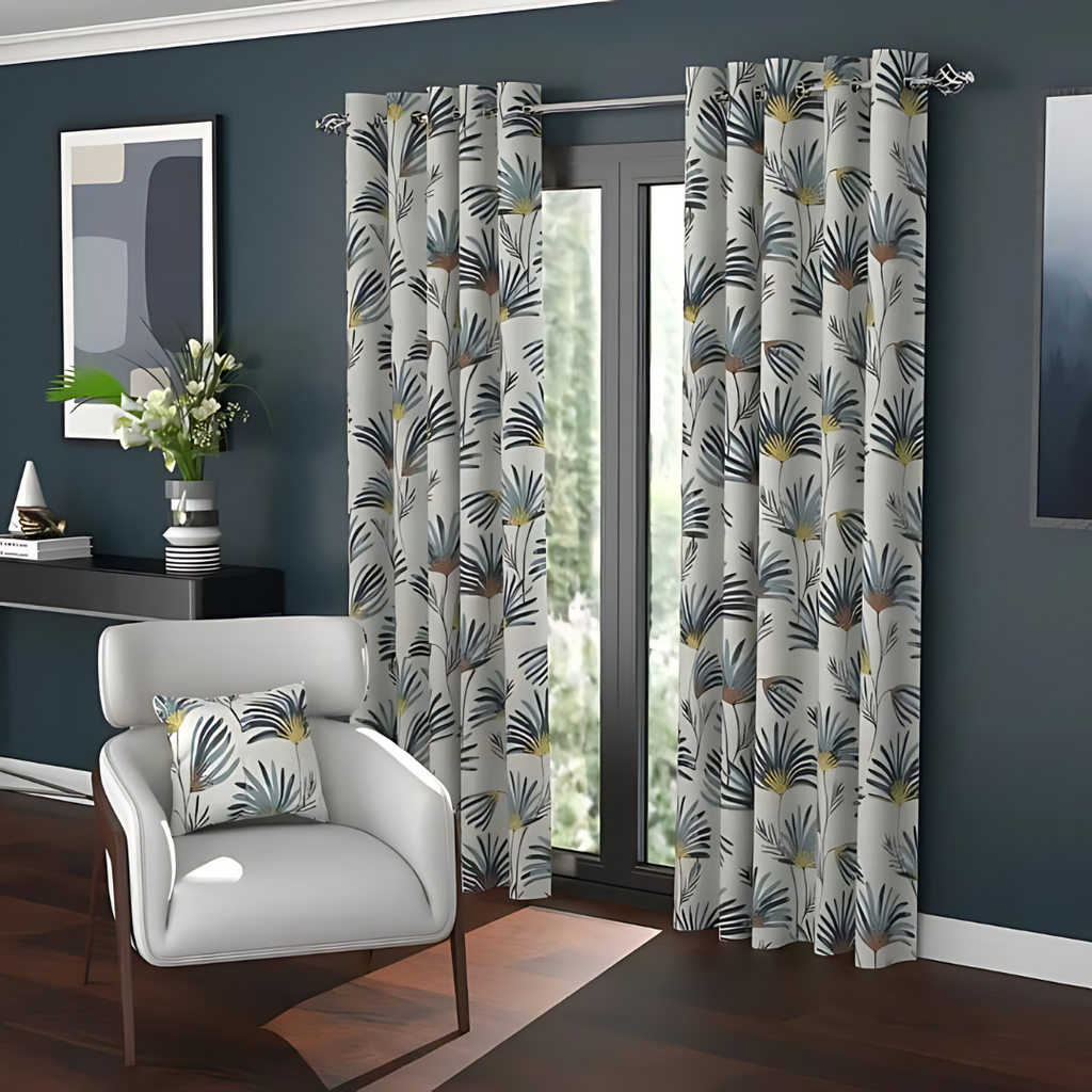 Floral Pattern Curtains