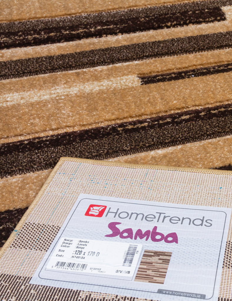 Samba Levels Rug - Beige - MacCarthys