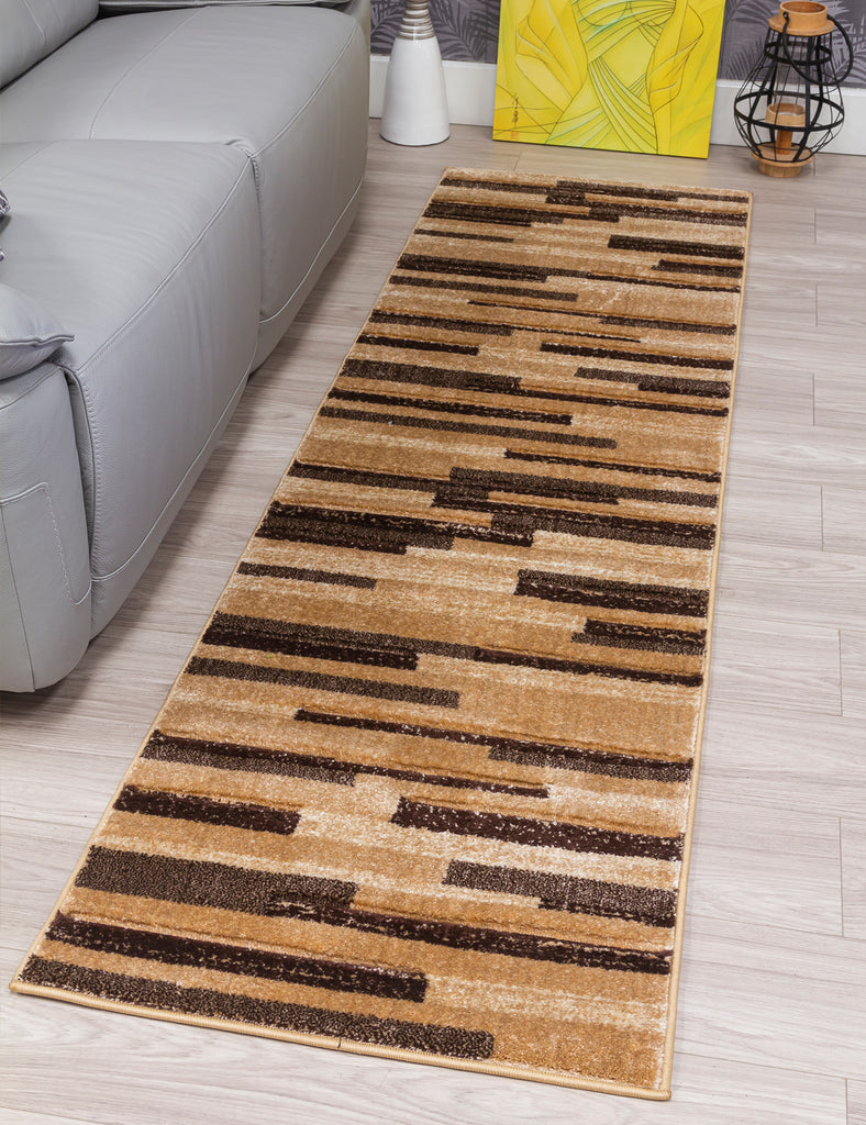 Samba Levels Rug - Beige - MacCarthys