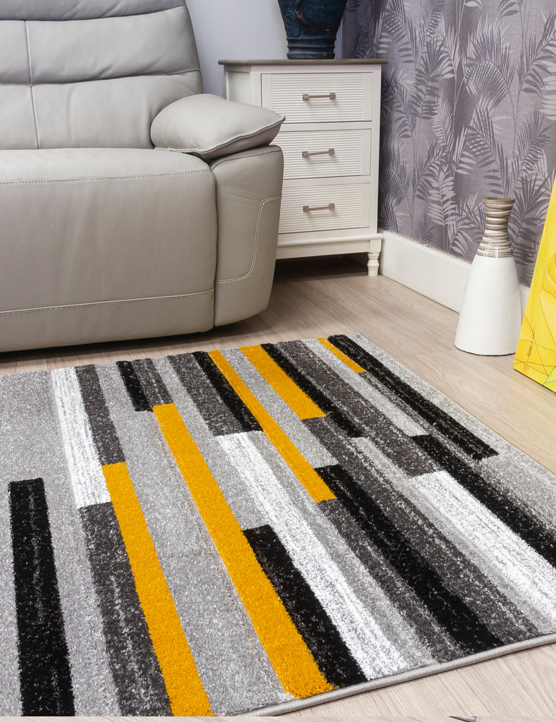 Samba Levels Rug - Ochre - MacCarthys