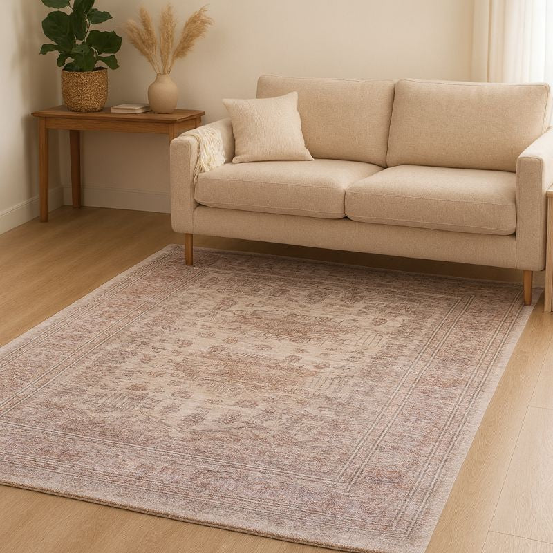 Kashmera Heritz Brown & Beige Oriental Bohemian Rug