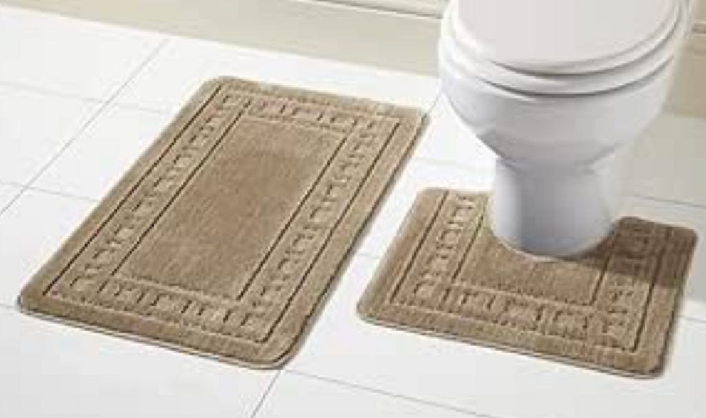 2PC Diem Square Bath Mat Set - MacCarthys