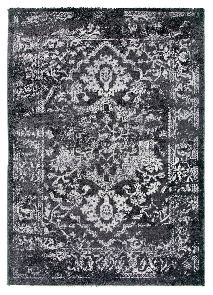 Antika Medallion Grey Rug - MacCarthys