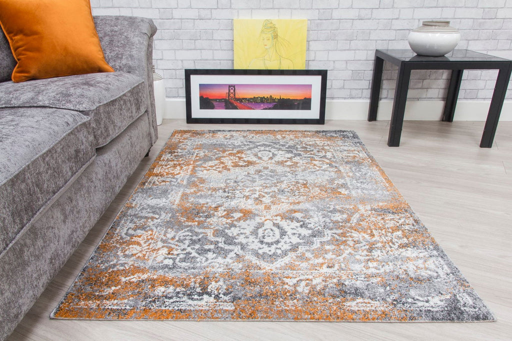 Antika Medallion Pumpkin Rug - MacCarthys