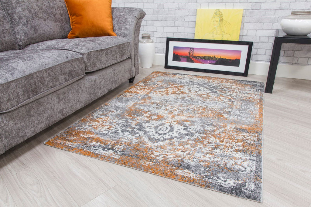 Antika Medallion Pumpkin Rug - MacCarthys