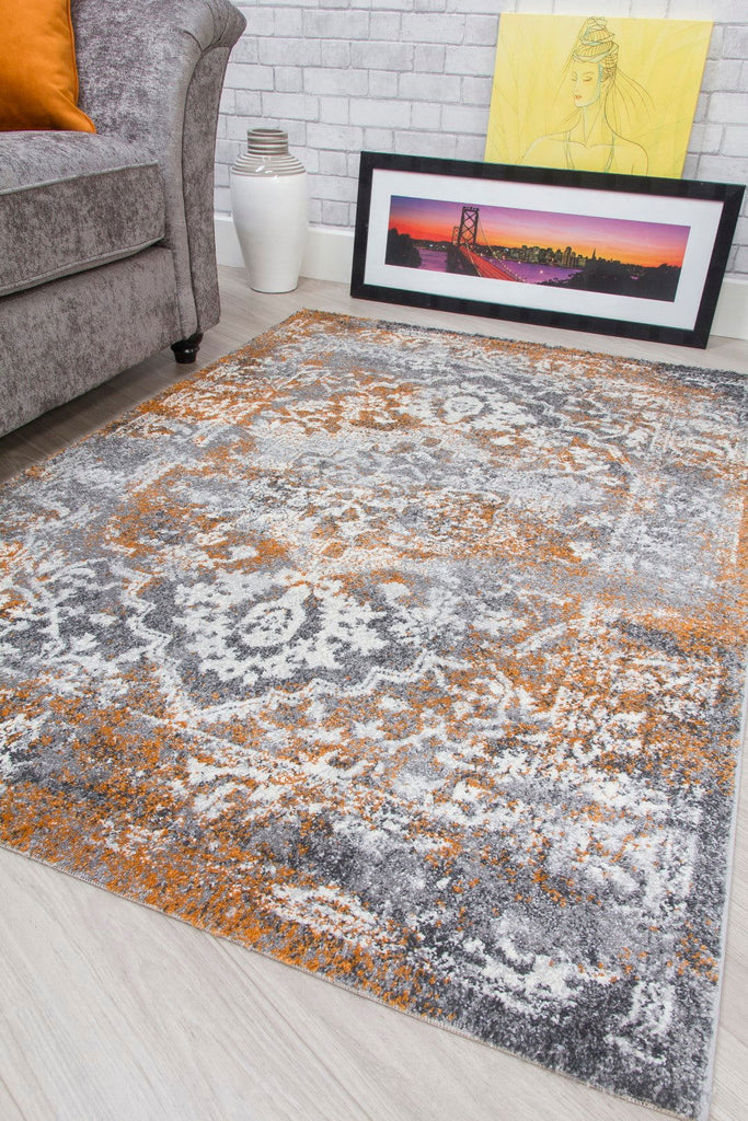 Antika Medallion Pumpkin Rug - MacCarthys