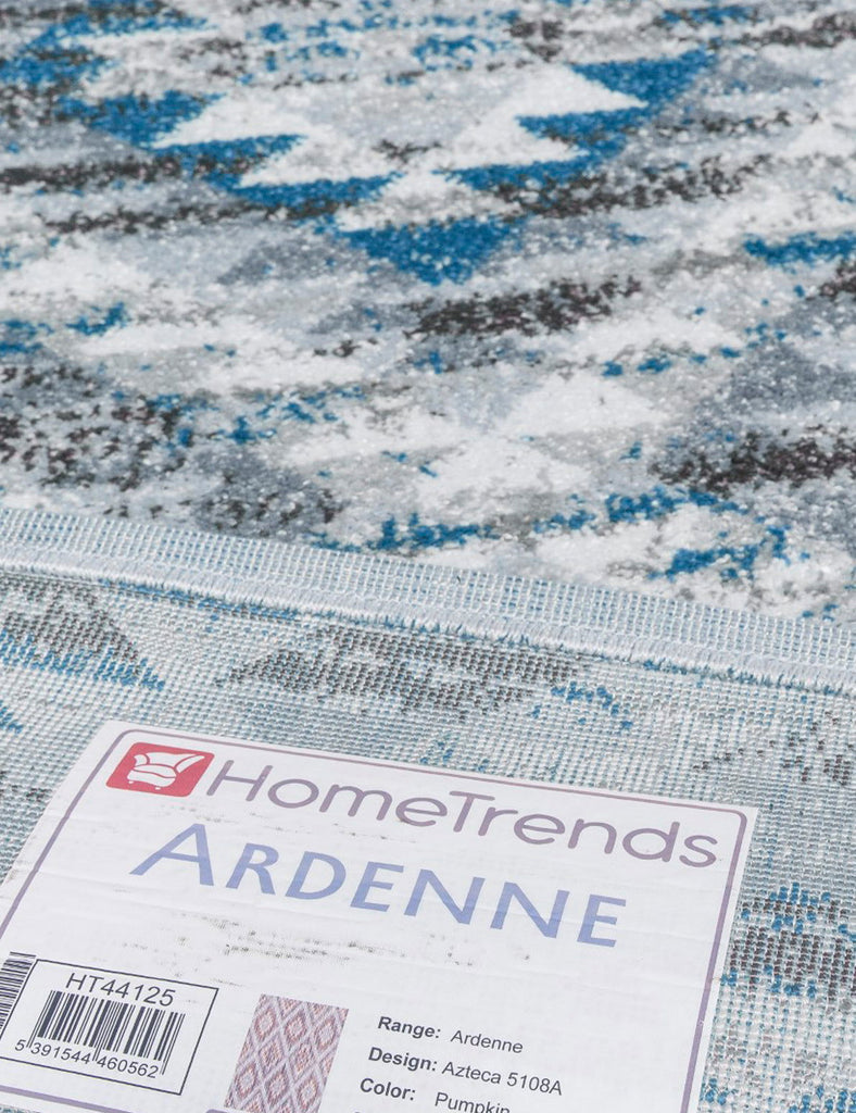 Ardenne Azteca Blue Rug - MacCarthys