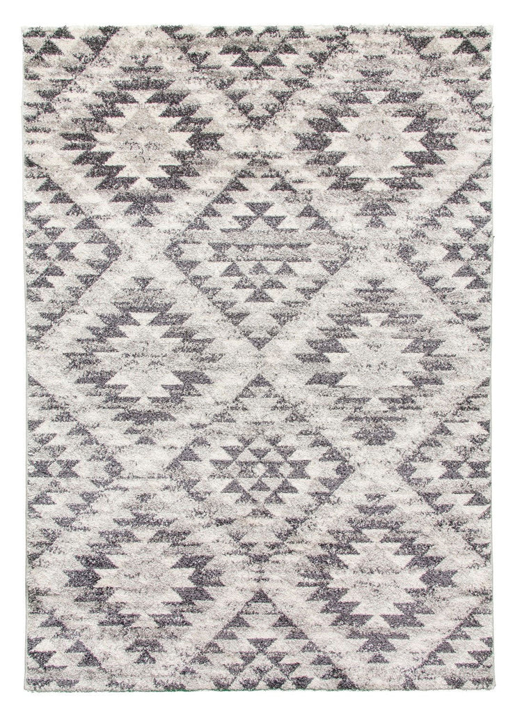 Ardenne Azteca Grey Rug - MacCarthys