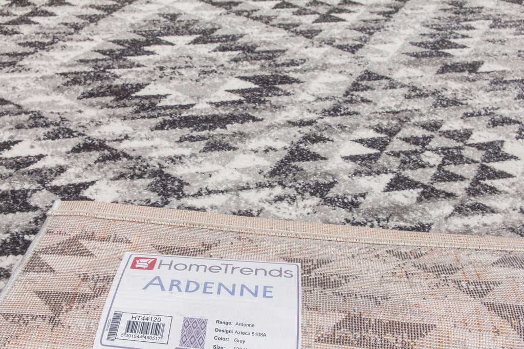 Ardenne Azteca Grey Rug - MacCarthys