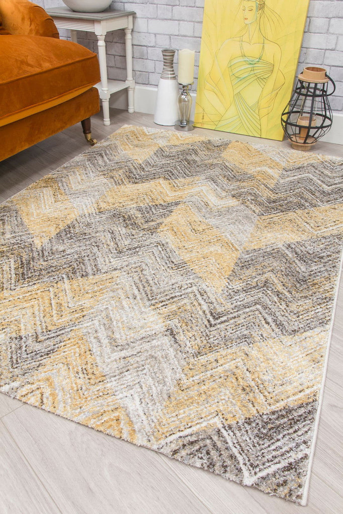 Ardenne Chevy Ochre Rug - MacCarthys