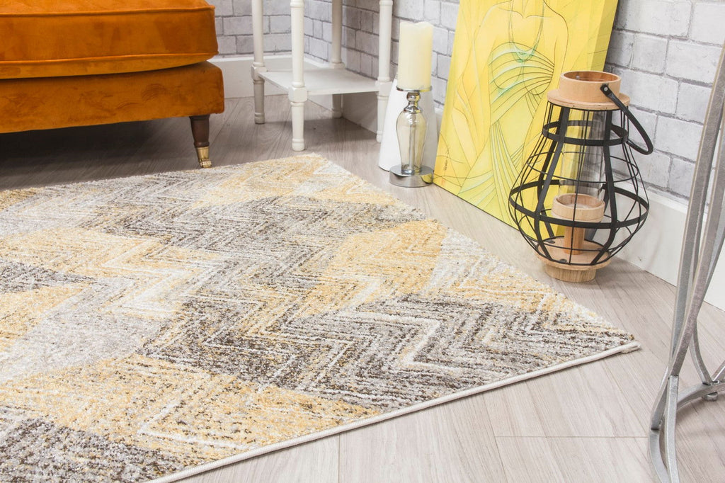 Ardenne Chevy Ochre Rug - MacCarthys