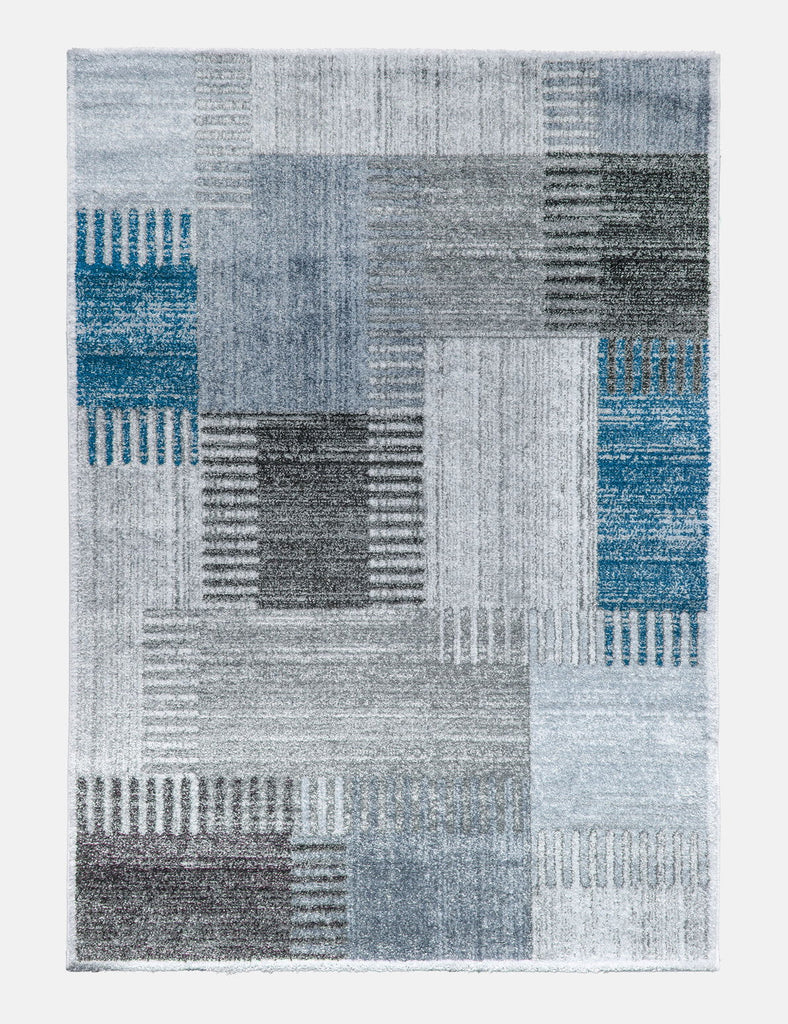 Ardenne Deco Blue Rug - MacCarthys