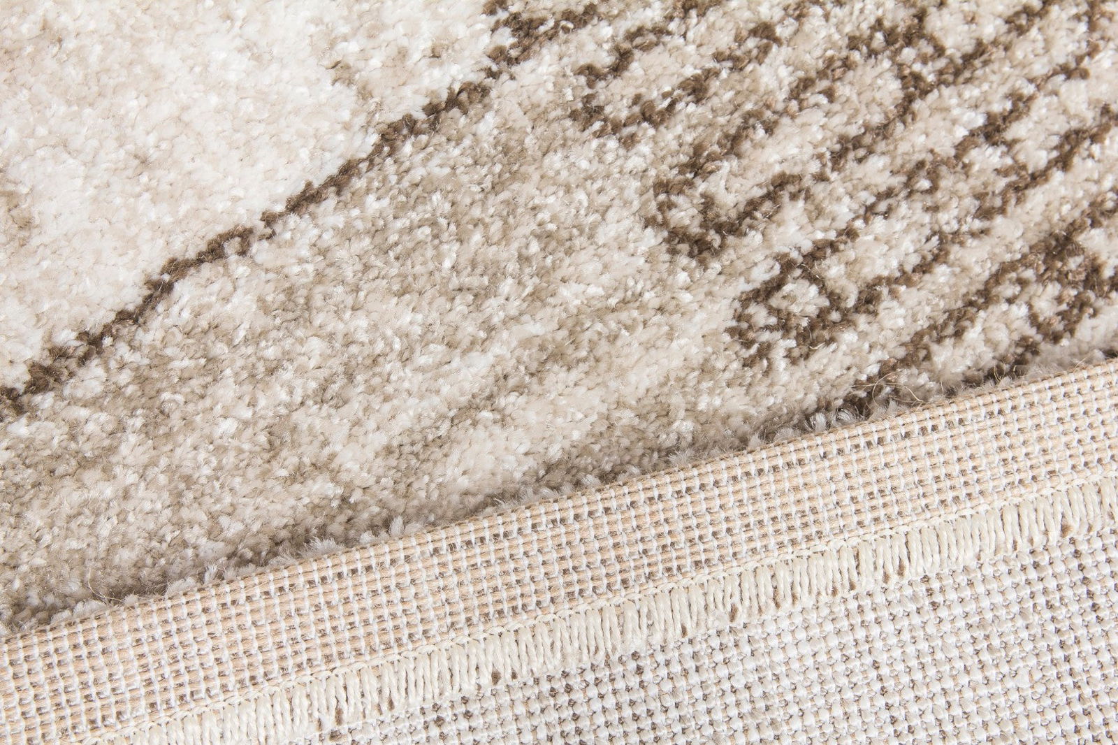 Brown/Greige Rug | Ardenne Deco | Patchwork Pattern Rug | MacCarthys