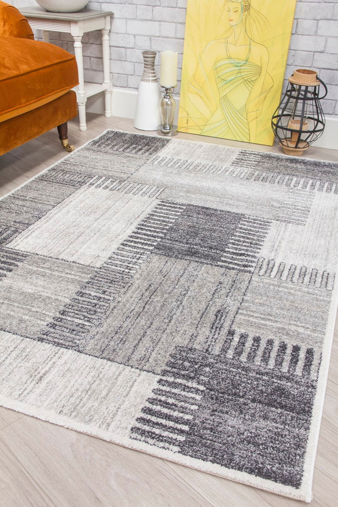 Ardenne Deco Grey Rug - MacCarthys