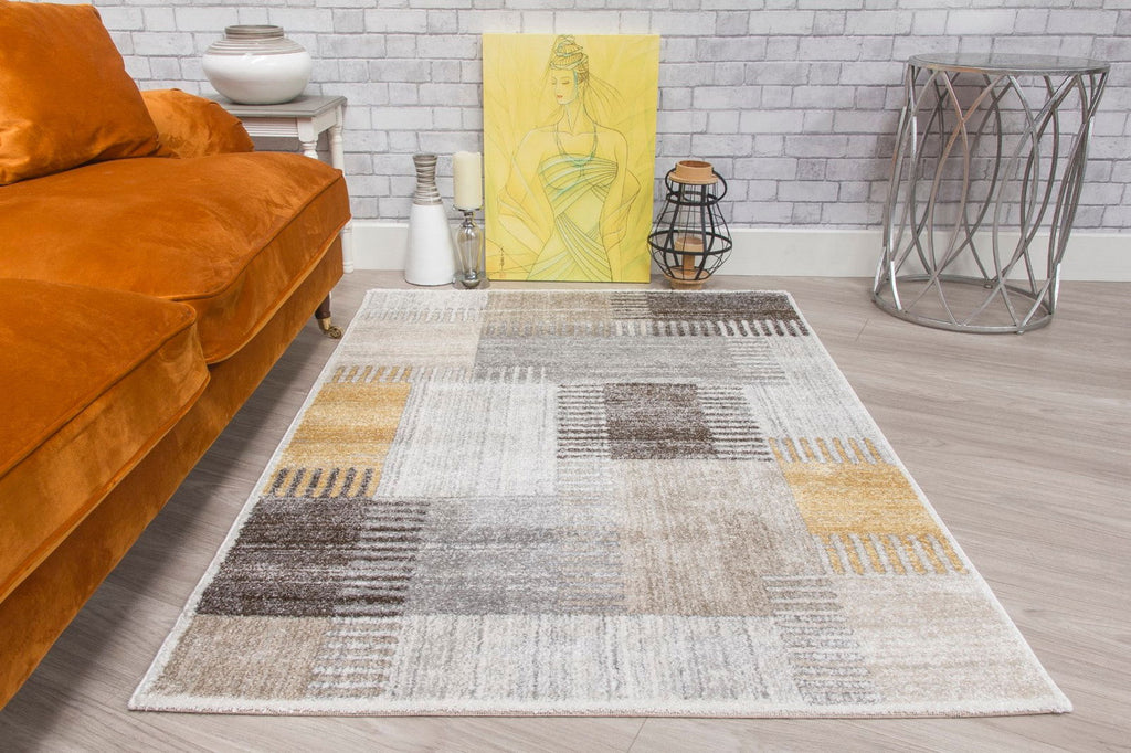 Ardenne Deco Ochre Rug - MacCarthys