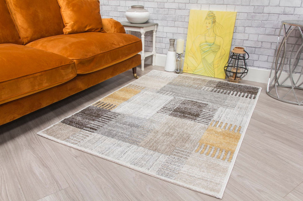 Ardenne Deco Ochre Rug - MacCarthys