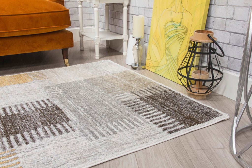 Ardenne Deco Ochre Rug - MacCarthys