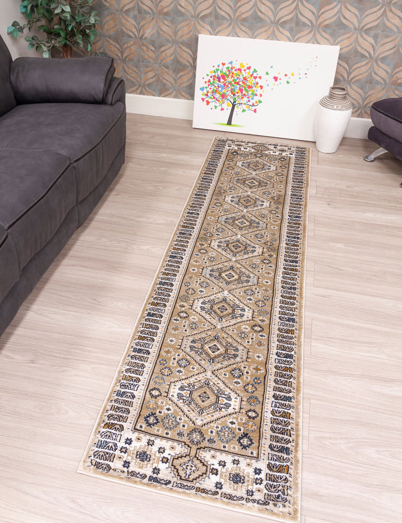 Aziza Katana Rug - Beige - MacCarthys