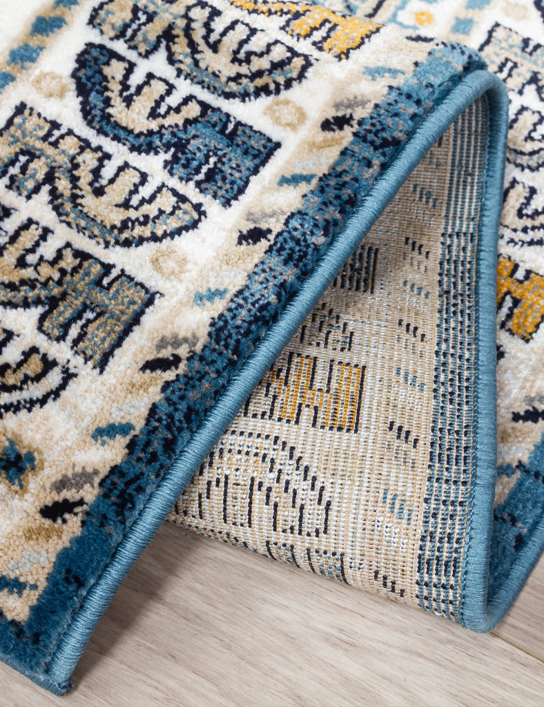 Aziza Katana Rug - Blue - MacCarthys