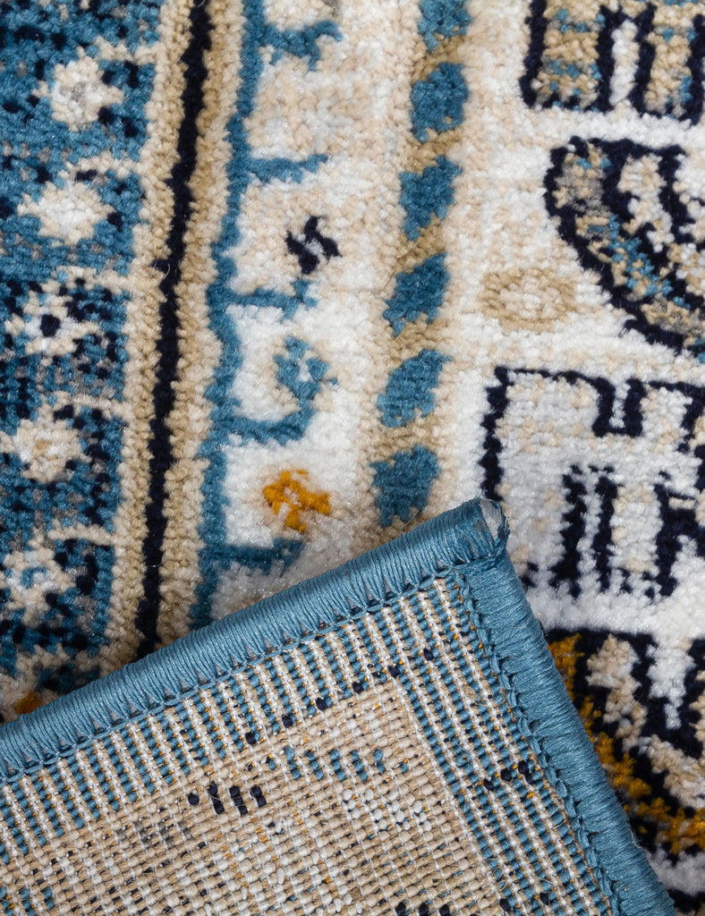 Aziza Katana Rug - Blue - MacCarthys