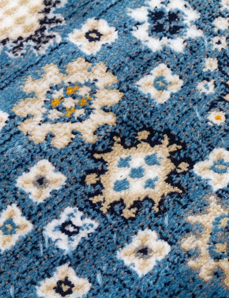 Aziza Katana Rug - Blue - MacCarthys