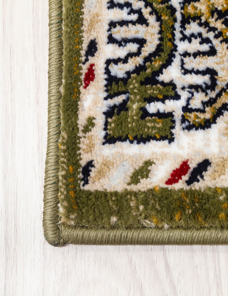 Aziza Katana Rug - Green - MacCarthys