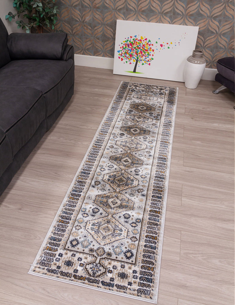 Aziza Katana Rug - Grey - MacCarthys