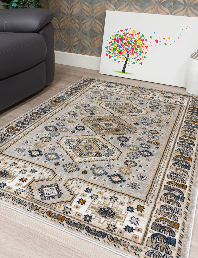 Aziza Katana Rug - Grey - MacCarthys