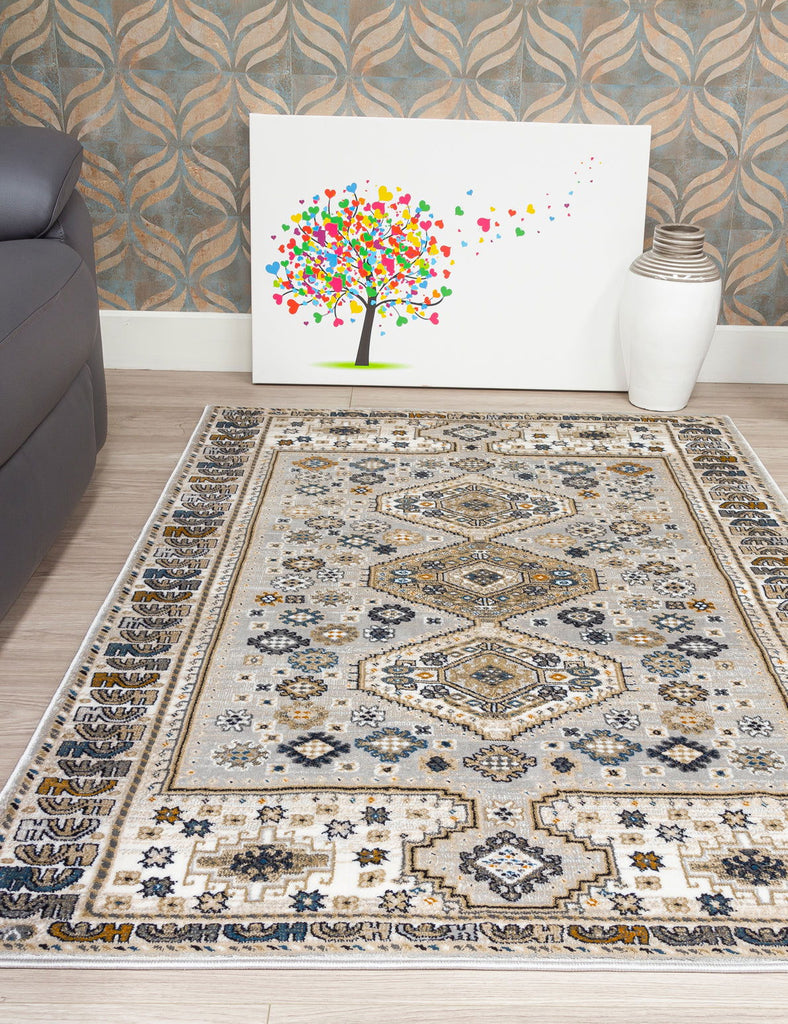 Aziza Katana Rug - Grey - MacCarthys