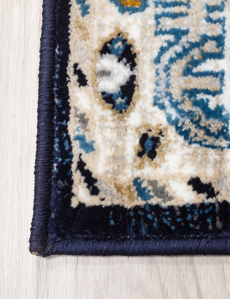 Aziza Katana Rug - Navy - MacCarthys