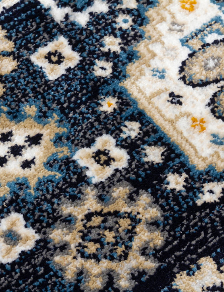 Aziza Katana Rug - Navy - MacCarthys