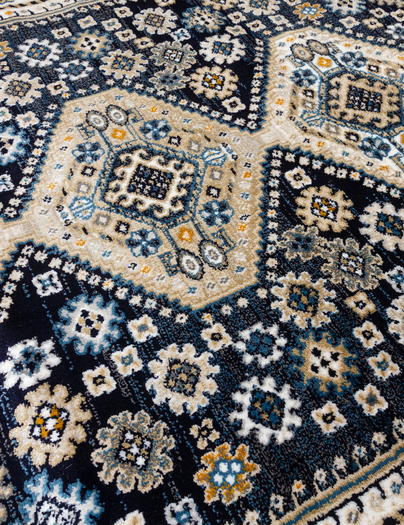 Aziza Katana Rug - Navy - MacCarthys