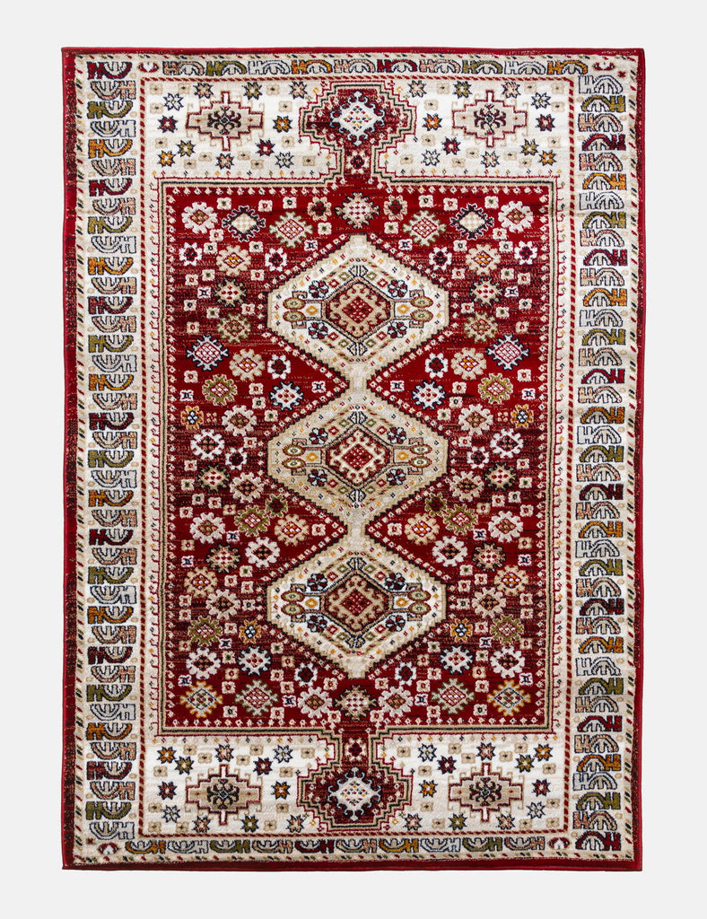 Aziza Katana Rug - Red - MacCarthys