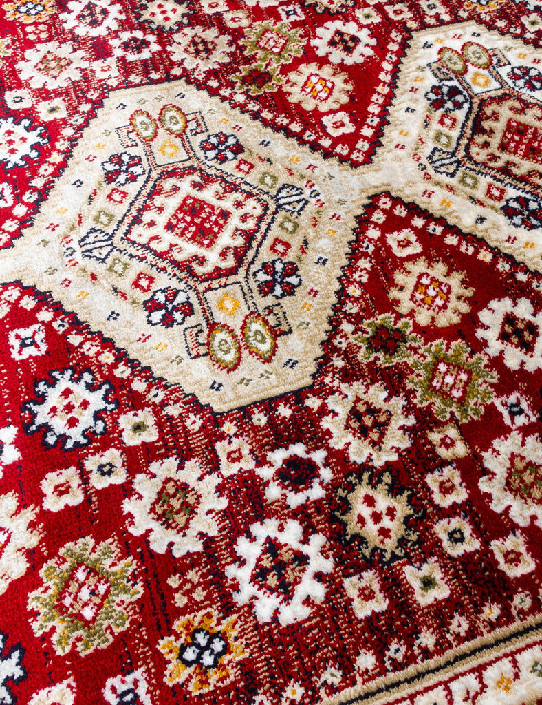 Aziza Katana Rug - Red - MacCarthys