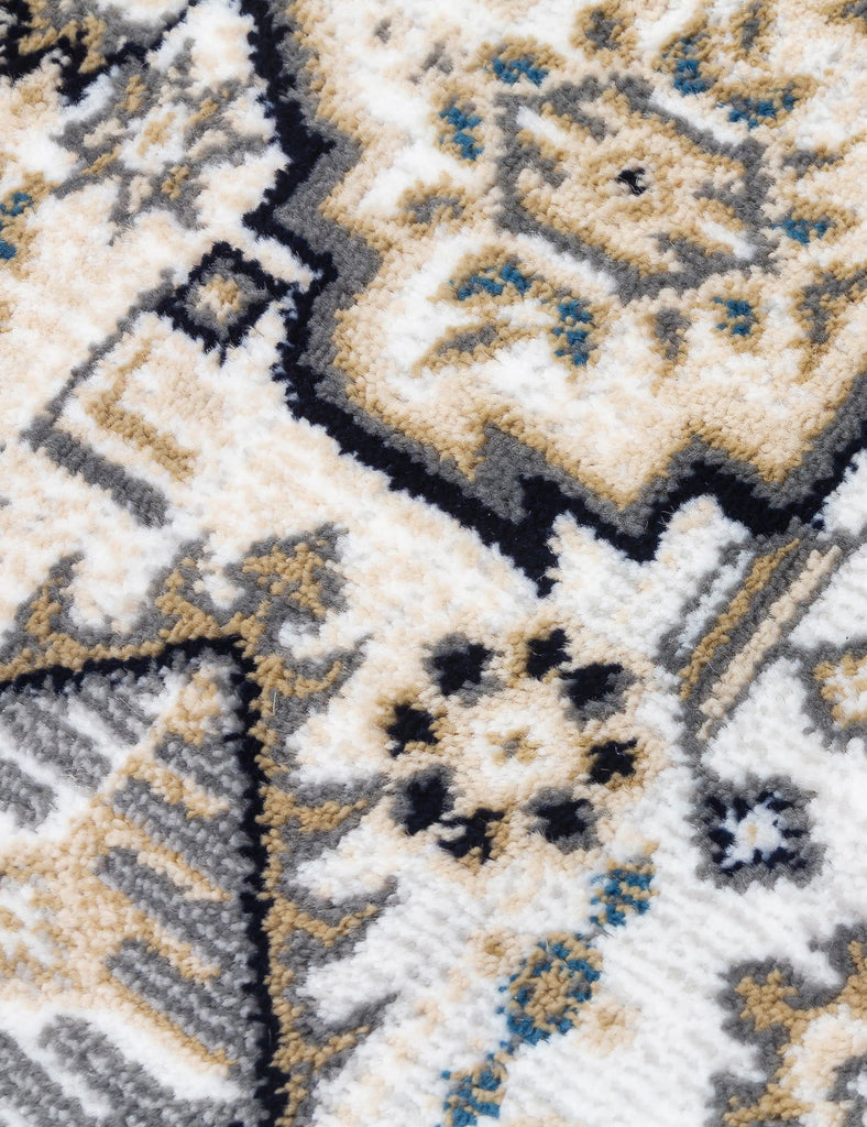 Aziza Medallion Rug - Natural - MacCarthys