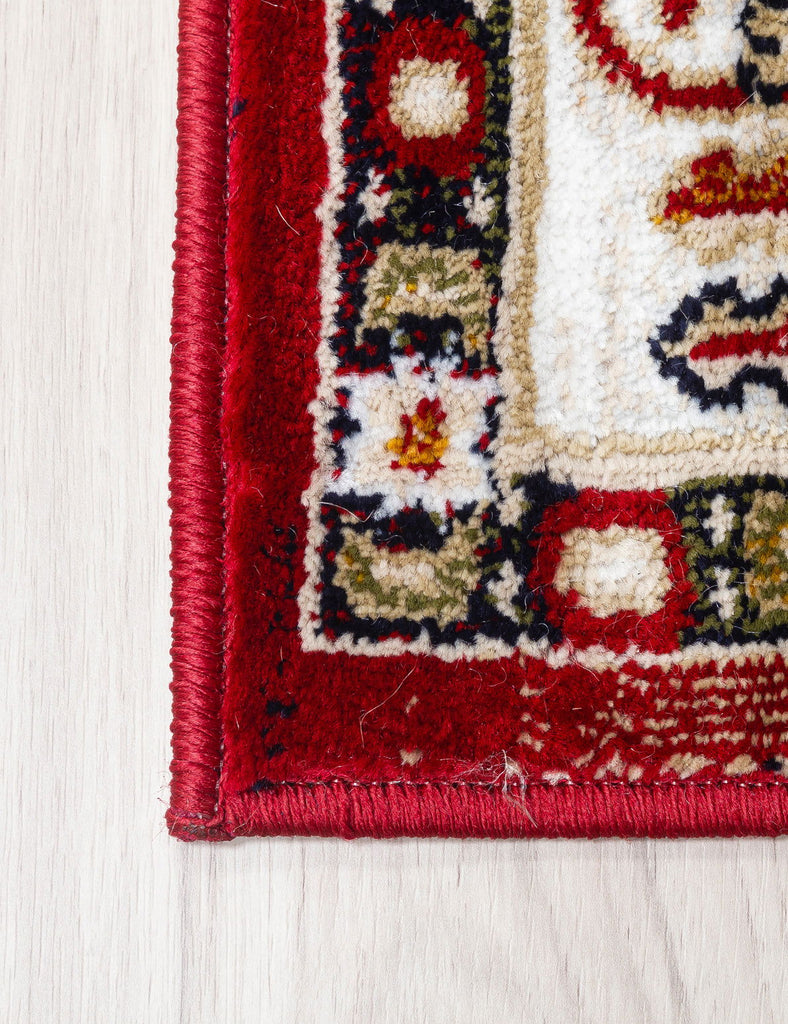 Aziza Medallion Rug - Red - MacCarthys