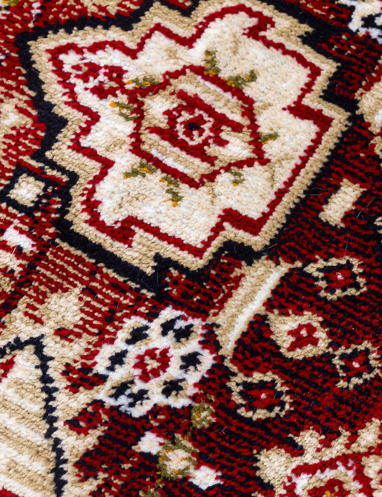 Aziza Medallion Rug - Red - MacCarthys