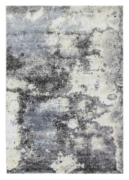 Callisto Storm - Grey/Blue Abstract Rug - MacCarthys