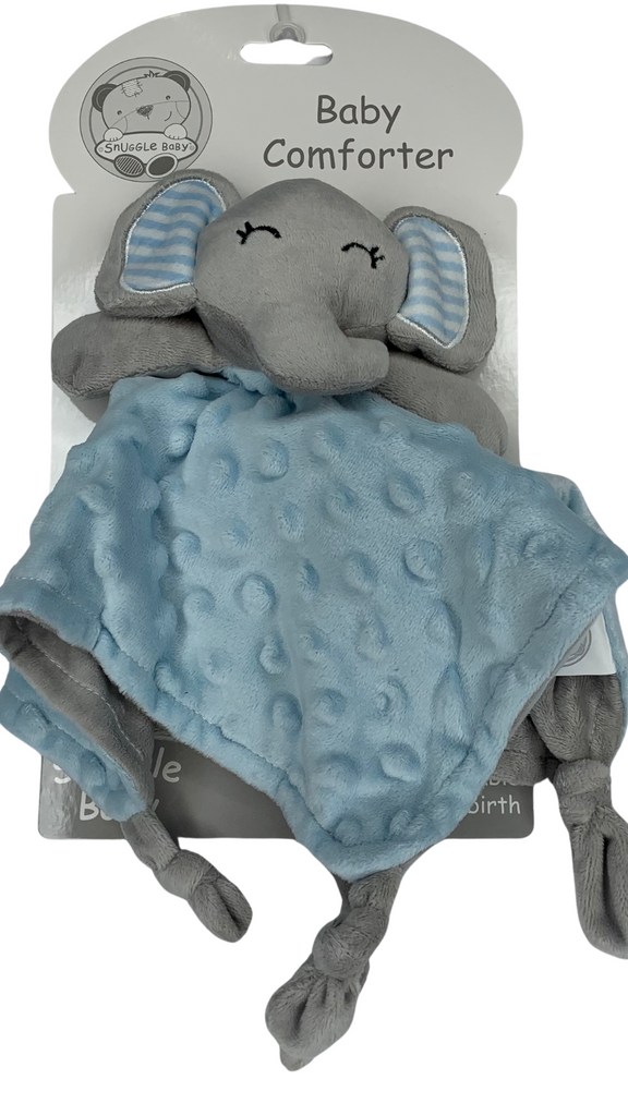 Blue Elephant Baby Comforter - MacCarthys