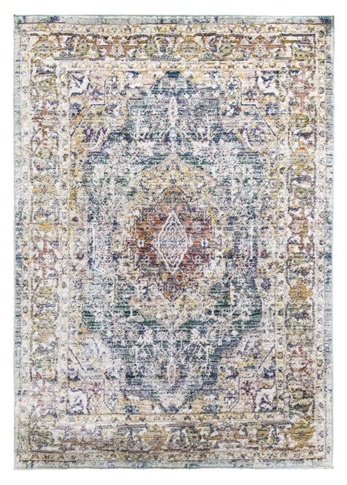 Boho Medallion - Distressed Green Rug - MacCarthys