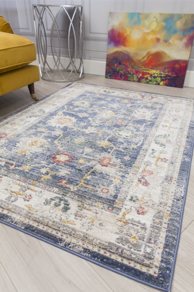 Boho Vesta - Blue Rug - MacCarthys