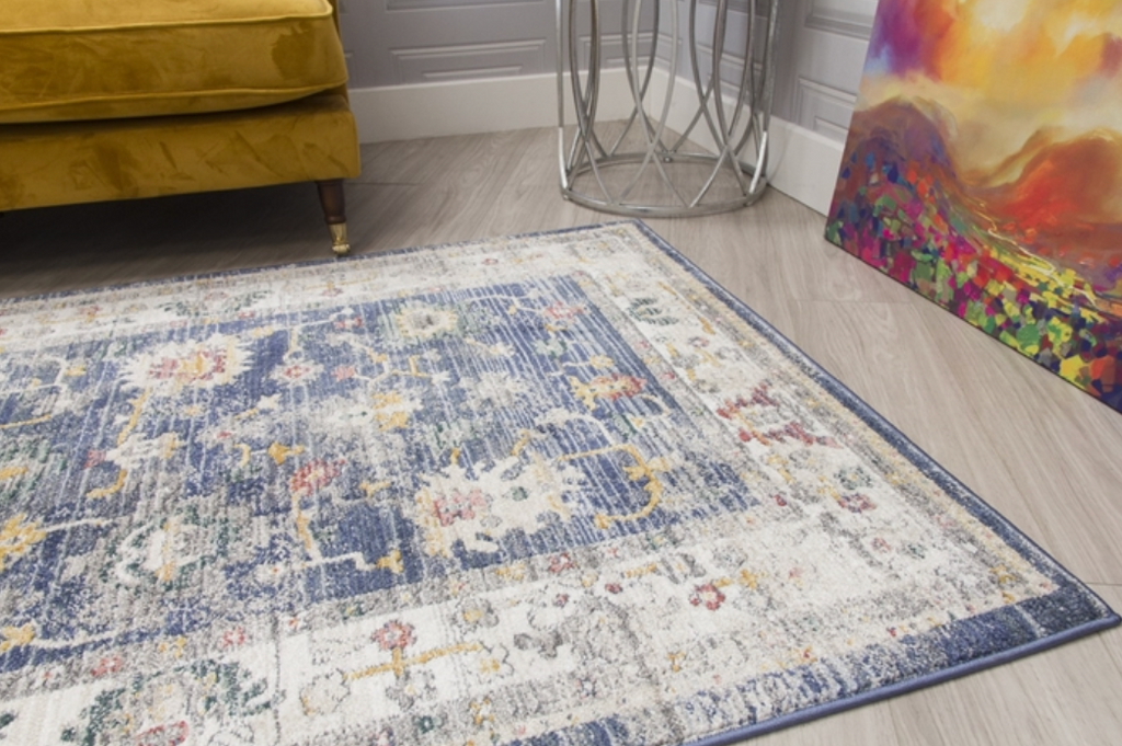 Boho Vesta - Blue Rug - MacCarthys