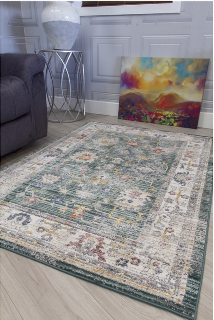 Boho Vesta - Green Rug - MacCarthys