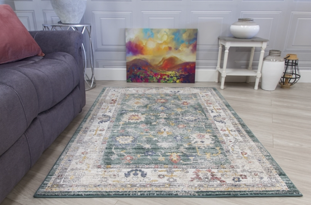 Boho Vesta - Green Rug - MacCarthys