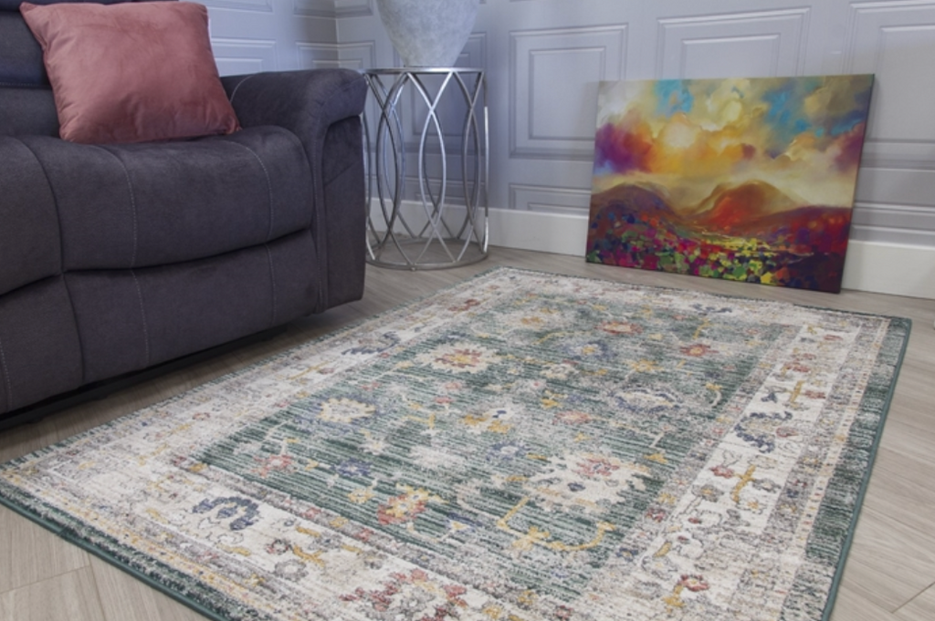 Boho Vesta - Green Rug - MacCarthys