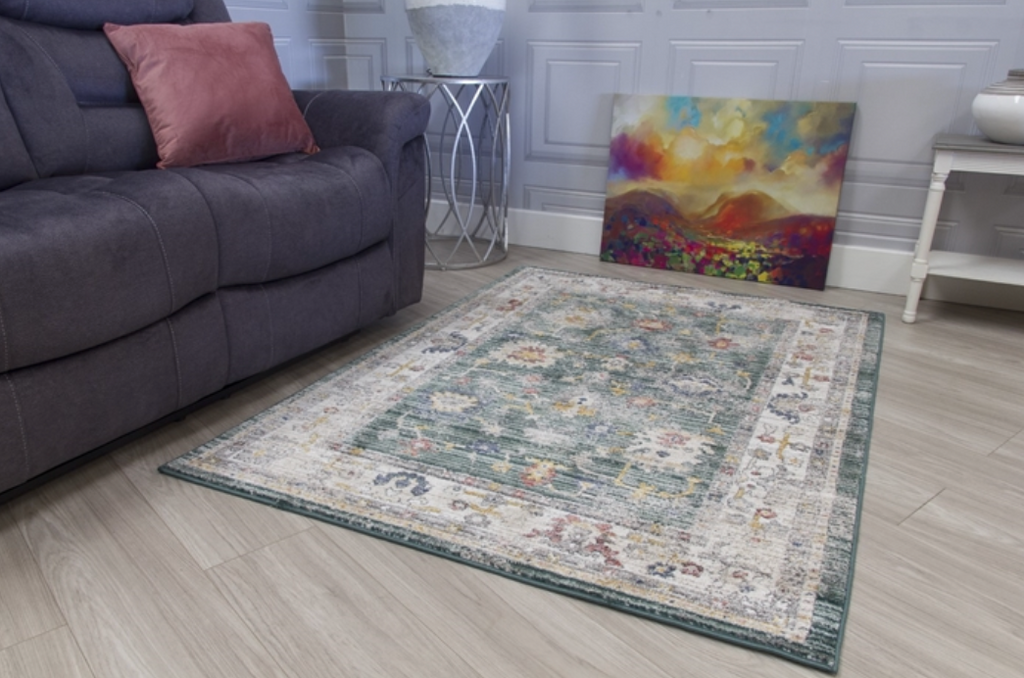 Boho Vesta - Green Rug - MacCarthys