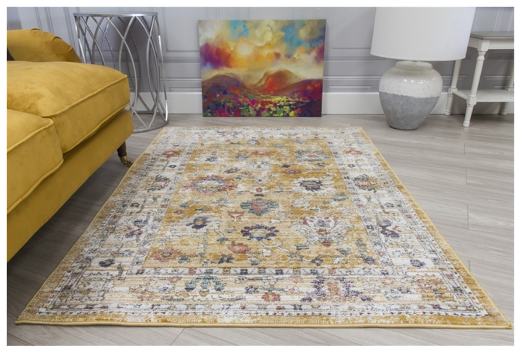 Boho Vesta - Ochre Rug - MacCarthys