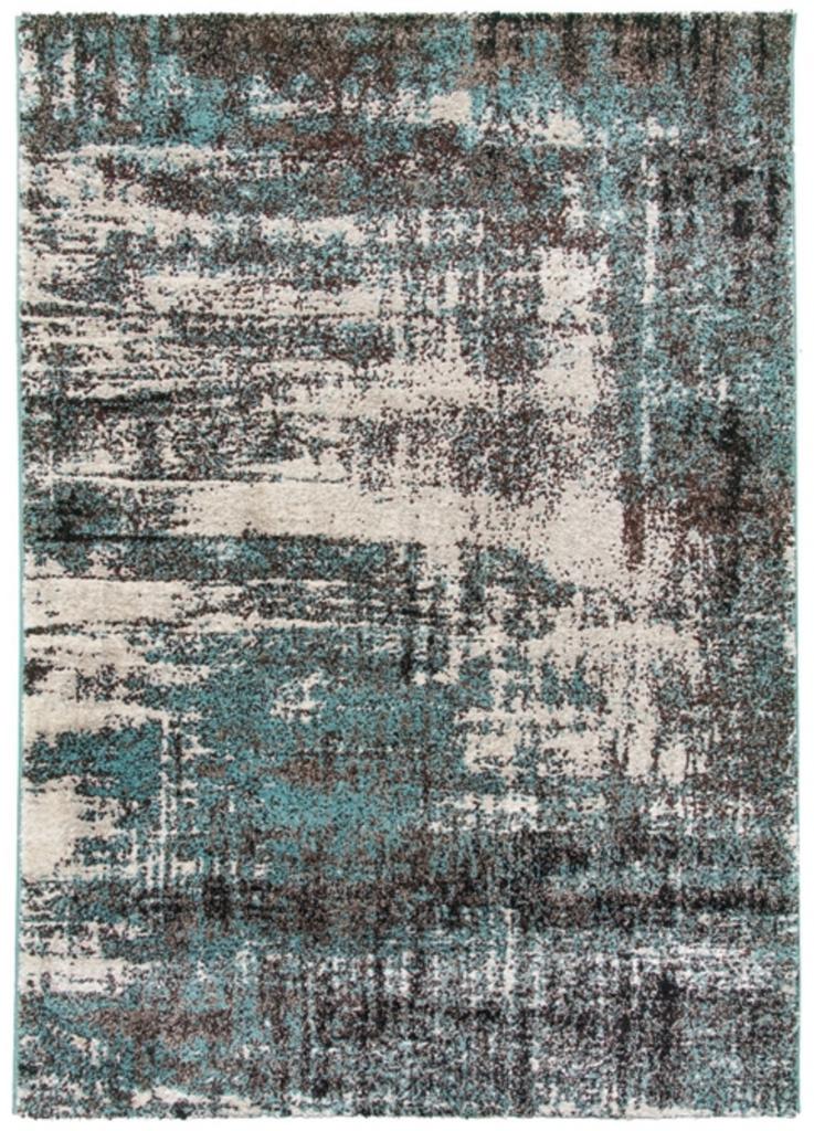 Callisto Accents - Green Abstract Rug - MacCarthys