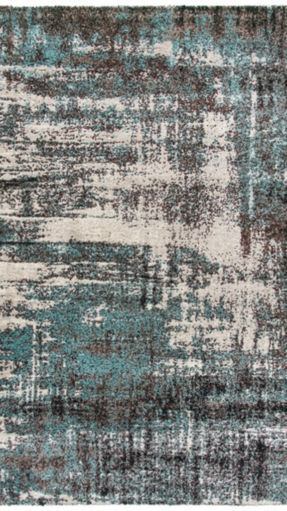 Callisto Accents - Green Abstract Rug - MacCarthys