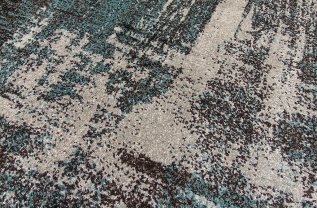 Callisto Accents - Green Abstract Rug - MacCarthys